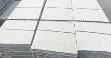 吉林省芝麻白毛板，石材毛板