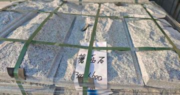 吉林省芝麻白蘑菇石，自然面